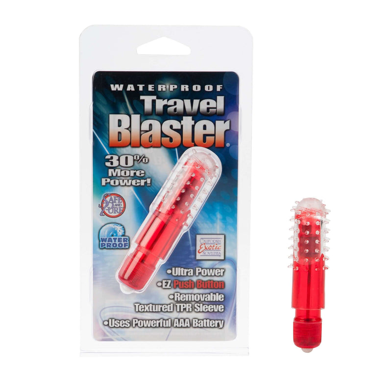 California Exotic Novelties TRAVEL BLASTER RED W/P at $10.99