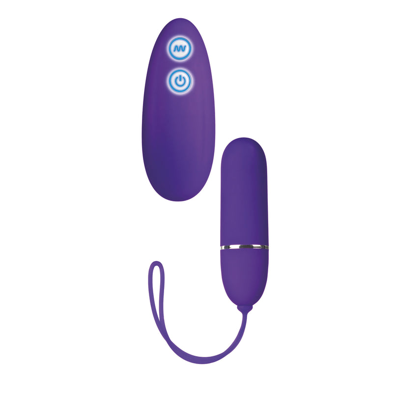 California Exotic Novelties Posh 7 Function Lover's Remote Control Purple Bullet Vibrator at $39.99