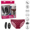 California Exotic Novelties Remote Control Lace Panty Set L/XL Burgundy at $59.99