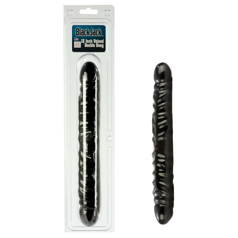 Black Jack 12" Double Dong Veined