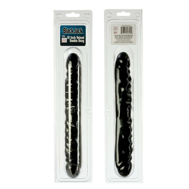 Black Jack 12" Double Dong Veined