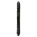 Black Jack 18-Inch Double Dong Veined - Realistic Double-Ended Pleasure