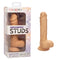 Dual Density Silicone Stud Dildo 5 inches Ivory Light Skin Tone