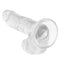 California Exotic Novelties Size Queen 6 inches Clear Realistic Dildo at $16.99