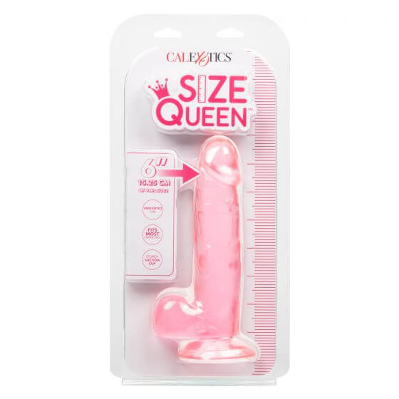 California Exotic Novelties Size Queen 6 inches Pink Realistic Dildo at $15.99