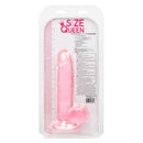 California Exotic Novelties Size Queen 6 inches Pink Realistic Dildo at $15.99