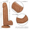 California Exotic Novelties Size Queen 6 inches Brown Dildo at $16.99