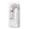 California Exotic Novelties Size Queen 8-Inch Realistic Clear Dildo in packaging with lifelike design and detailed veins.