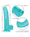 California Exotic Novelties Size Queen 8 inches Blue Realistic Dildo at $25.99