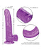 California Exotic Novelties Size Queen 8 inches Purple Realistic Dildo at $25.99