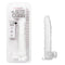 Clear Realistic 10" Size Queen Dildo by California Exotic Novelties in Packaging and Unboxed