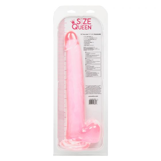 California Exotic Novelties Size Queen 12 inches Pink Dildo at $49.99