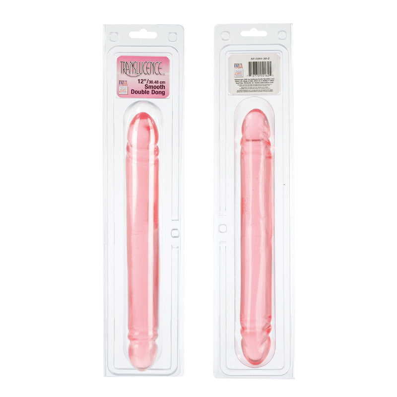 California Exotic Novelties Translucence Smooth Double Dong 12 Inches at $19.99