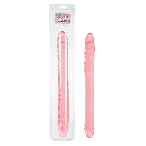 California Exotic Novelties Translucence Veined Double Dong 18 Inches at $25.99