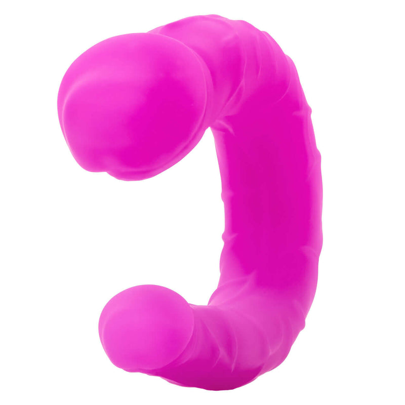 SILICONE DOUBLE DONG PURPLE AC/DC-1