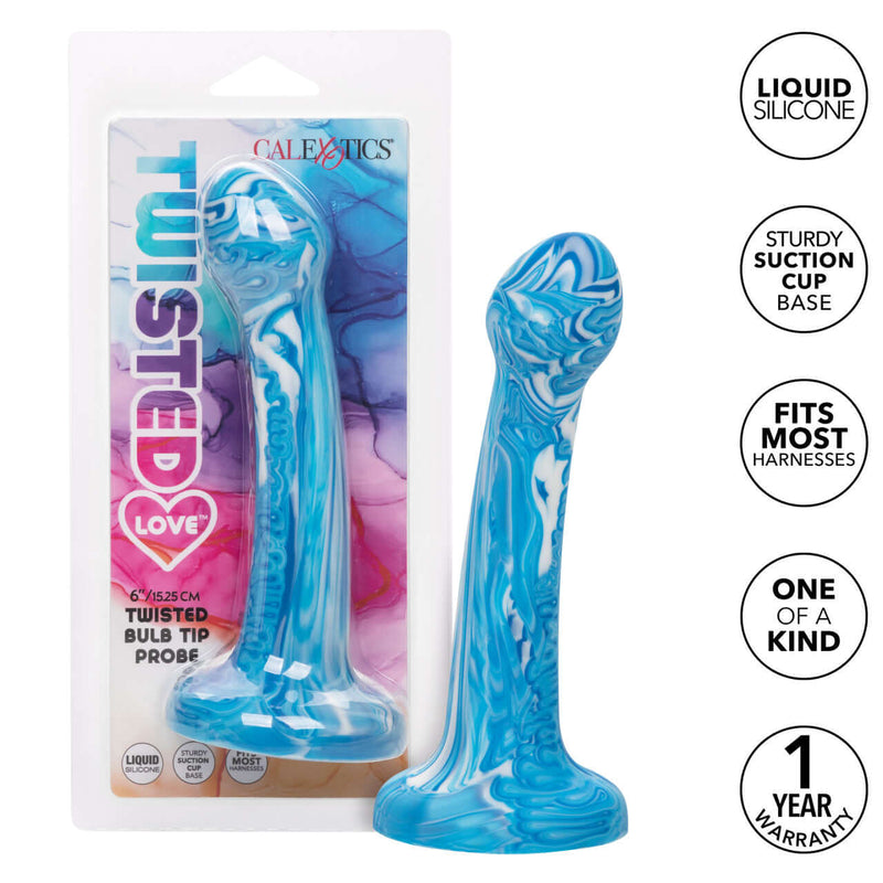 TWISTED LOVE TWISTED BULB TIP PROBE BLUE-5