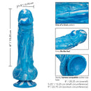 TWISTED LOVE TWISTED DONG 6 IN BLUE-4
