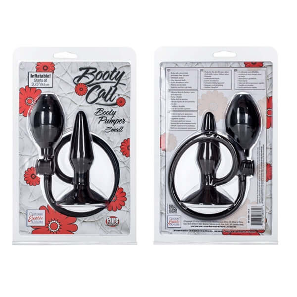 California Exotic Novelties Booty Call Booty Pumper Inflatable Plug Small Black at $34.99