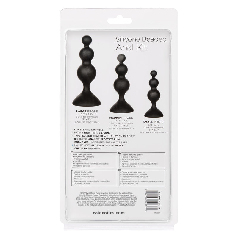 SILICONE BEADED ANAL KIT-3