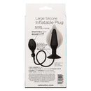 Cal Exotics Large Silicone Inflatable Plug with detachable hose and squeeze bulb packaging.