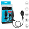 Cal Exotics Large Silicone Inflatable Plug with packaging, detachable hose, and squeeze bulb for customizable anal pleasure