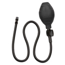 Cal Exotics inflatable plug black bulb and detachable hose for customizable pleasure and convenience.