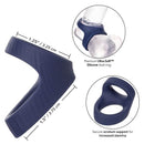 California Exotic Novelties Viceroy Max Dual Ring Blue at $16.99