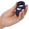 California Exotic Novelties Viceroy Perineum Dual Ring Blue at $16.99
