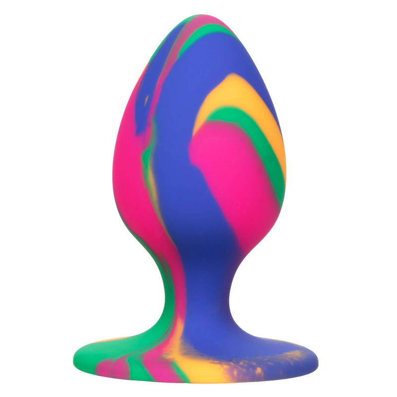 California Exotic Novelties Cheeky Medium Tie Dye Plug at $13.99