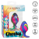 California Exotic Novelties Cheeky Medium Tie Dye Plug at $13.99