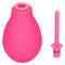 Pink Cheeky One Way Flow Douche with slender nozzle for enhanced hygiene and comfort during intimate cleansing.