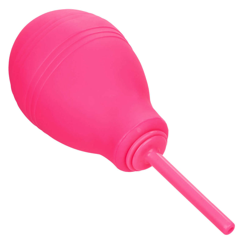 Cheeky One Way Flow Douche in pink with slender nozzle for optimal hygiene and comfort during intimate cleansing.