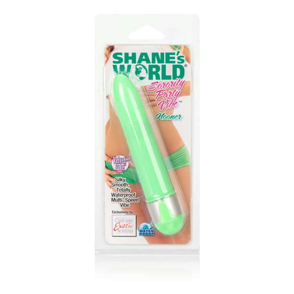 California Exotic Novelties SHANES WORLD SORORITY PARTY VIBE NOONER GREEN at $9.99