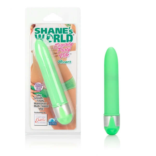 California Exotic Novelties SHANES WORLD SORORITY PARTY VIBE NOONER GREEN at $9.99