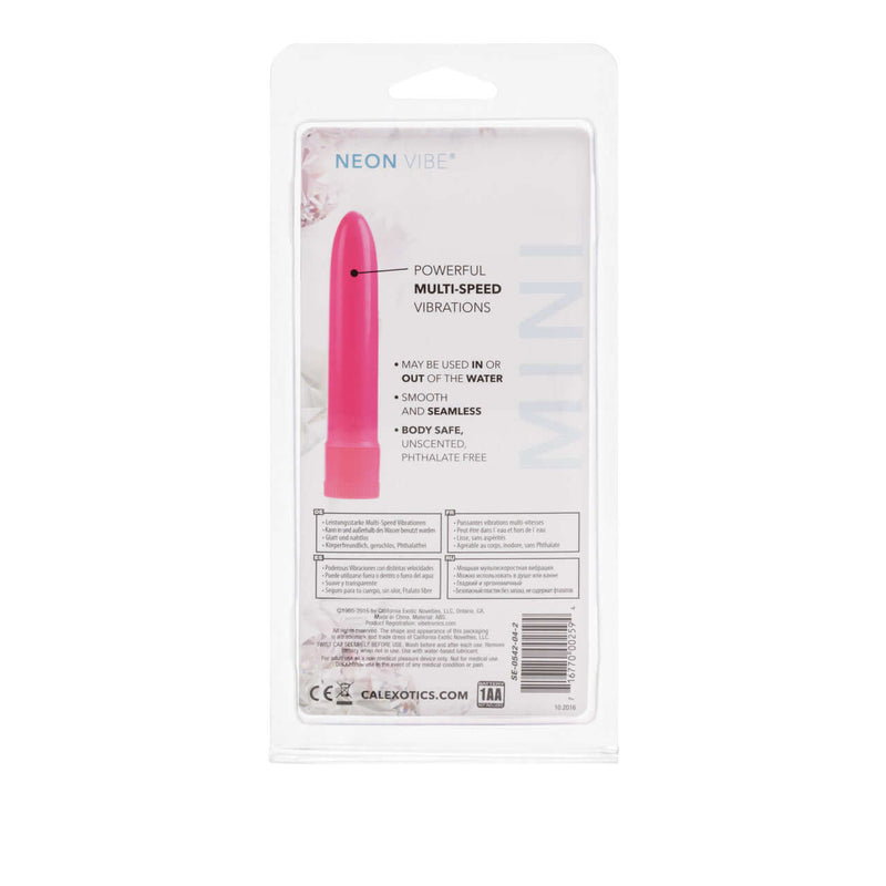 MINI NEON MS VIB PINK 4.5IN-5