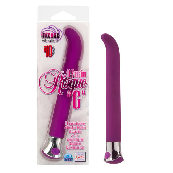California Exotic Novelties RISQUE G 10 FUNCTION PURPLE at $18.99