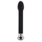 10-Function Risque Tulip Vibrator in black with a sleek design and chrome base, perfect for discreet pleasure.