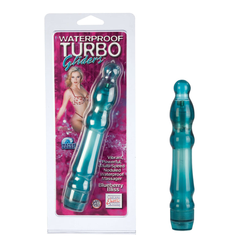 California Exotic Novelties Waterproof Turbo Glider Blueberry Bliss Vibrator at $10.99