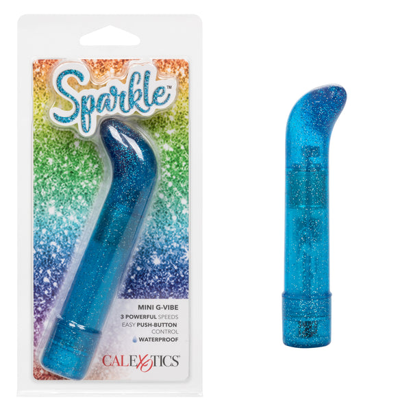 California Exotic Novelties Sparkle Mini G-Vibe Blue Vibrator at $12.99