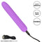 Bliss Liquid Silicone Mini Vibe Purple
