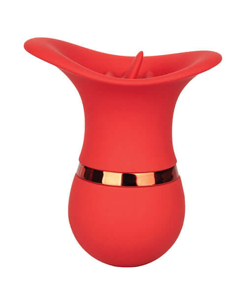 California Exotic Novelties French Kiss Charmer Red Tongue Vibrator at $44.99