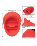 California Exotic Novelties French Kiss Charmer Red Tongue Vibrator at $44.99