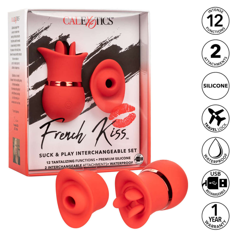 French Kiss Suck and Play Set: Double the Pleasure, Oh La La!