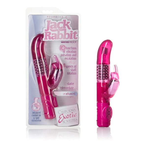 California Exotic Novelties ADVANCED G JACK RABBIT PINK at $42.99