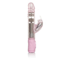 California Exotic Novelties Thrusting Action Jack Rabbit Pink Vibrator at $54.99