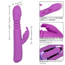 Jack Rabbit Elite Thrusting Rabbit Vibrator with 10 vibration functions and 3 thrusting speeds by California Exotic Novelties