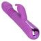 Jack Rabbit Elite Thrusting Rabbit Vibrator in purple with 10 vibration functions and 3 thrusting speeds.