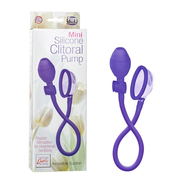 California Exotic Novelties Mini Silicone Clitoral Pump Purple at $23.99