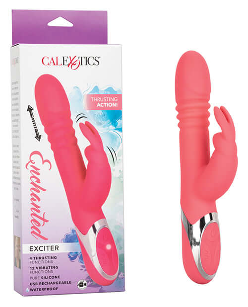 California Exotic Novelties Enchanted Exciter Pink Rabbit Style Vibrator at $54.99