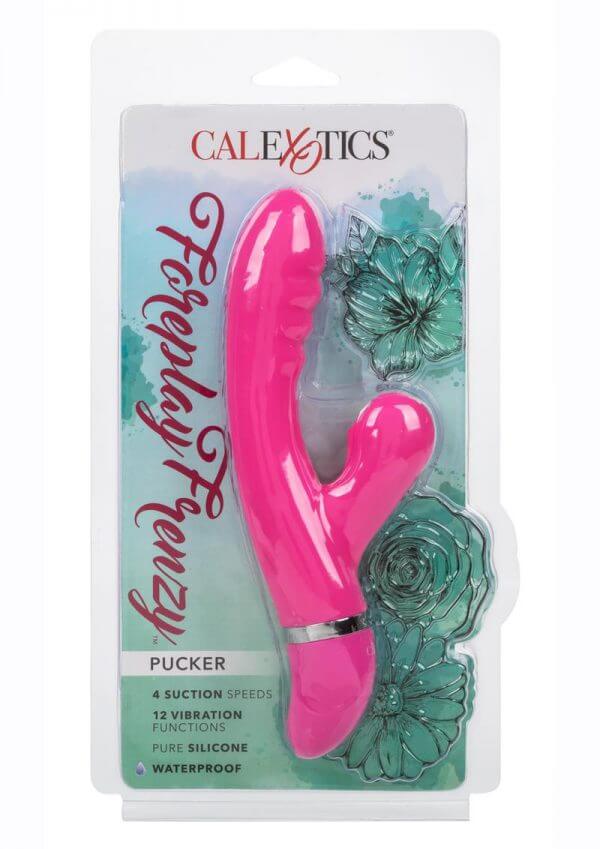 California Exotic Novelties Foreplay Frenzy Pucker Pink Vibrator at $34.99